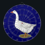 Goose Roman Tuabled Darttavla<br><div class="desc">Romersk tuftad gäss-sport är en liten rundad kanontuft av fjädrar i huvudet. Detta kännetecken kan även läggas till andra getraser.</div>
