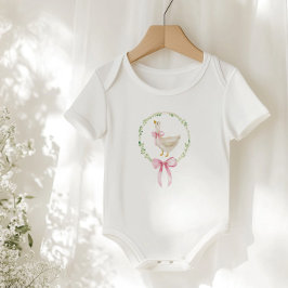 Goose Rosa Elegant Rosett Pastell Födelsedag  T Shirt