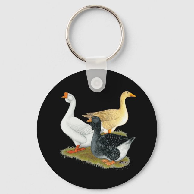 Goose Trio Nyckelring (Framsida)