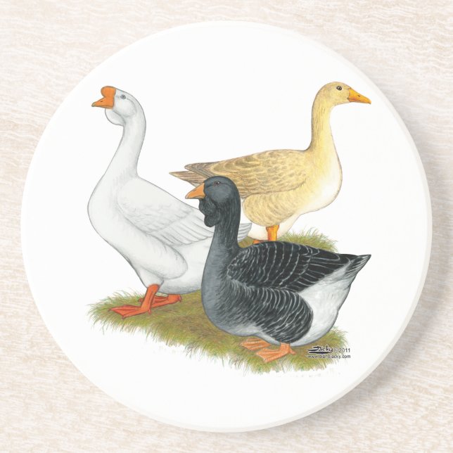 Goose Trio Underlägg (Framsidan)