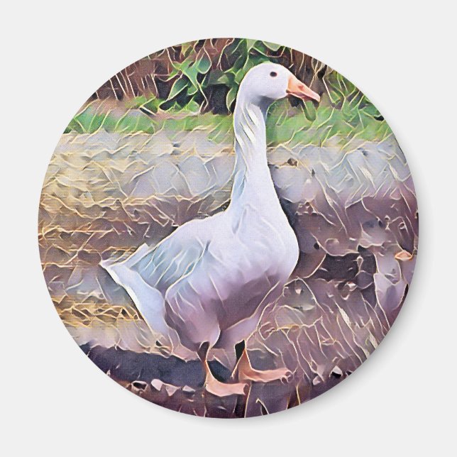 GOOSE-UNDERLÄGG MAGNET (Framsidan)
