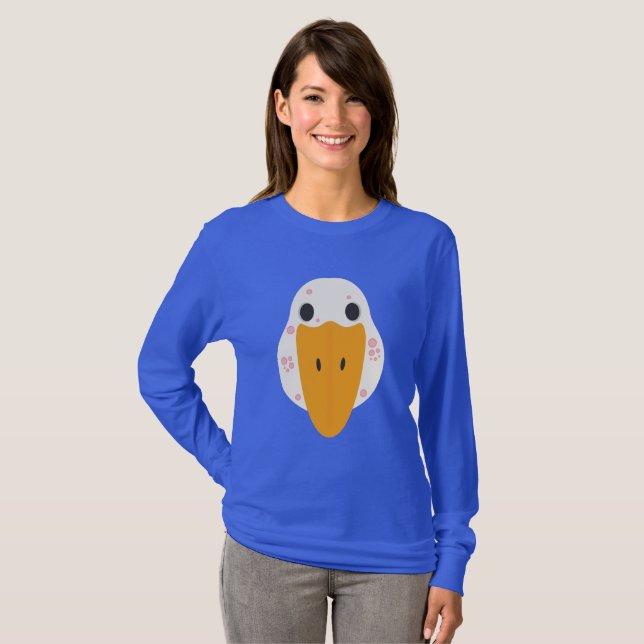 Goose With Pimples Long Sleeve T-Shirt (Hel framsida)