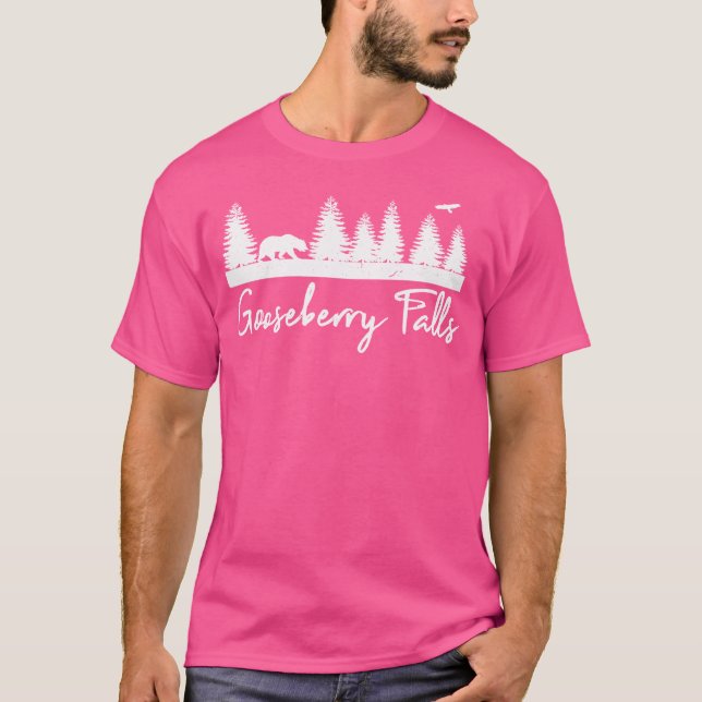 Gooseberry Falls Minnesota State Park Bear Forest T Shirt (Framsida)
