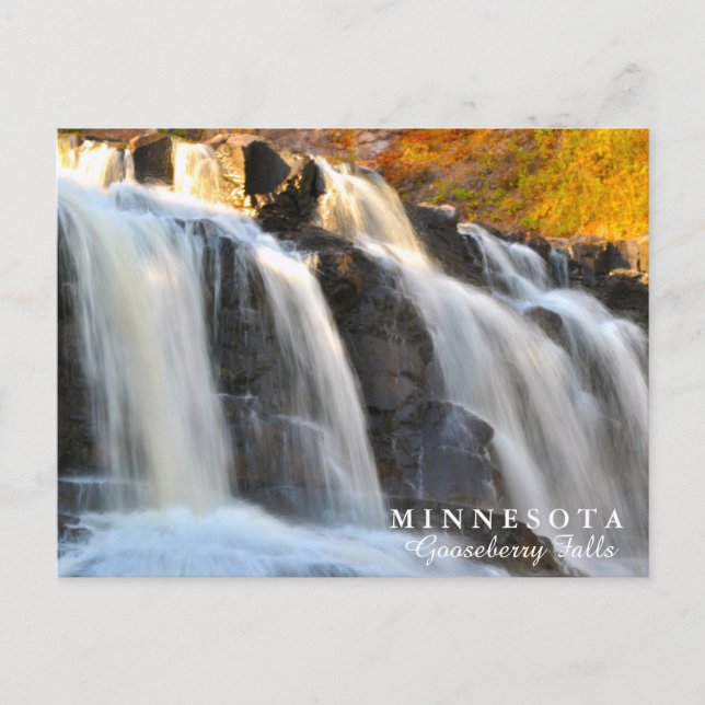 Gooseberry Falls Minnesota vykort (Framsida)