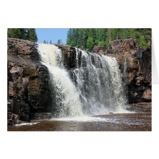 Gooseberry Falls, North Shore, Minnesota Hälsningskort (Framsidan Horizontal)