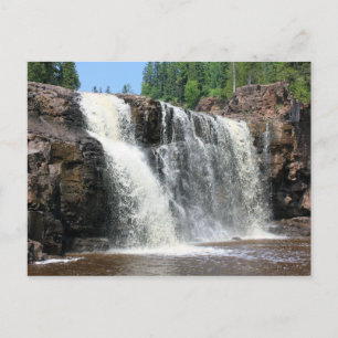 Gooseberry Falls, North Shore, Minnesota Vykort