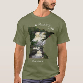 Gooseberry Falls-skjortans vita bokstäver T Shirt