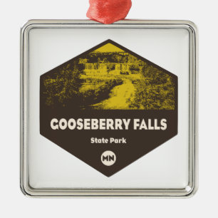 Gooseberry Falls State Park Minnesota Julgransprydnad Metall