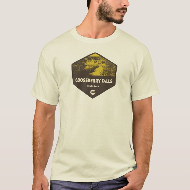 Gooseberry Falls State Park Minnesota T Shirt (Framsida)