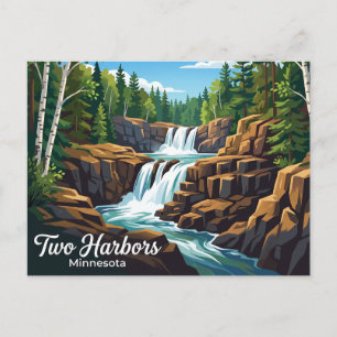 Gooseberry Falls State Park USA Vykort
