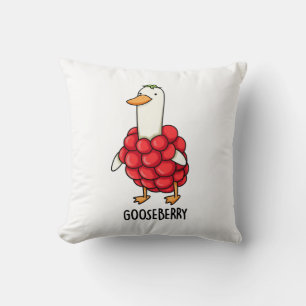 Gooseberry Funny Berry Pun Kudde