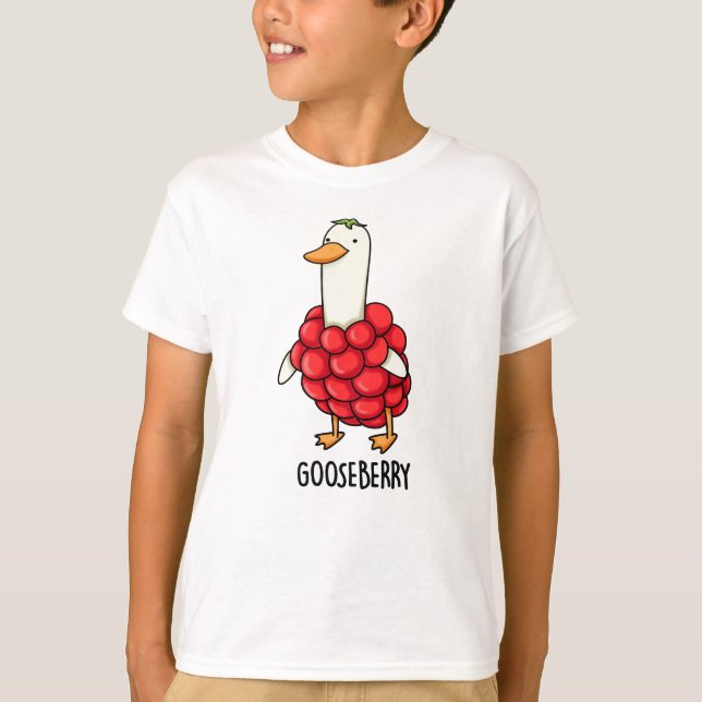 Gooseberry Funny Berry Pun T Shirt (Framsida)
