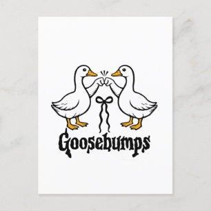 Goosehumle Fånig Goose Funny Best Friends Inbjudan Vykort
