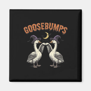 Goosehumle Ley Goose Bumps Puns Halloween Magnet