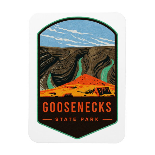 Goosenecks State Park Magnet (Vertikal)