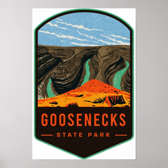 Goosenecks State Park Poster (Framsidan)