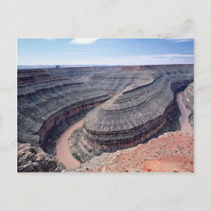 Goosenecks State Park, Utah, USA Vykort