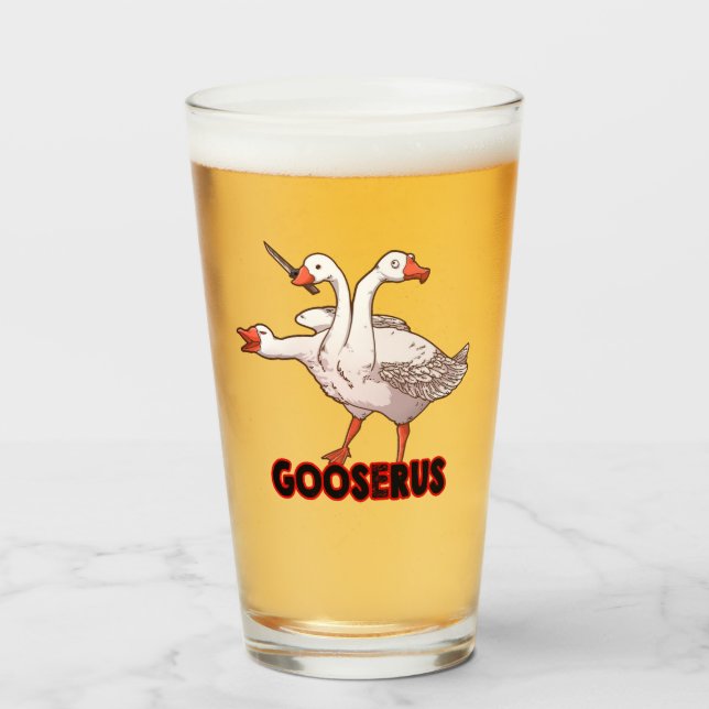 Gooserus Beer Glass Glaskopp (Framsida fylld)