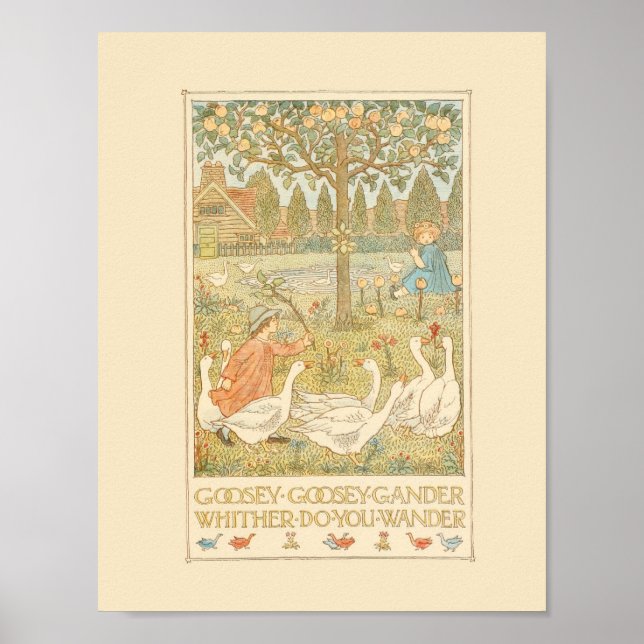 Goosey Goosey Gander Poster (Framsidan)