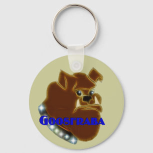 Goosfraba bulldogg nyckelring