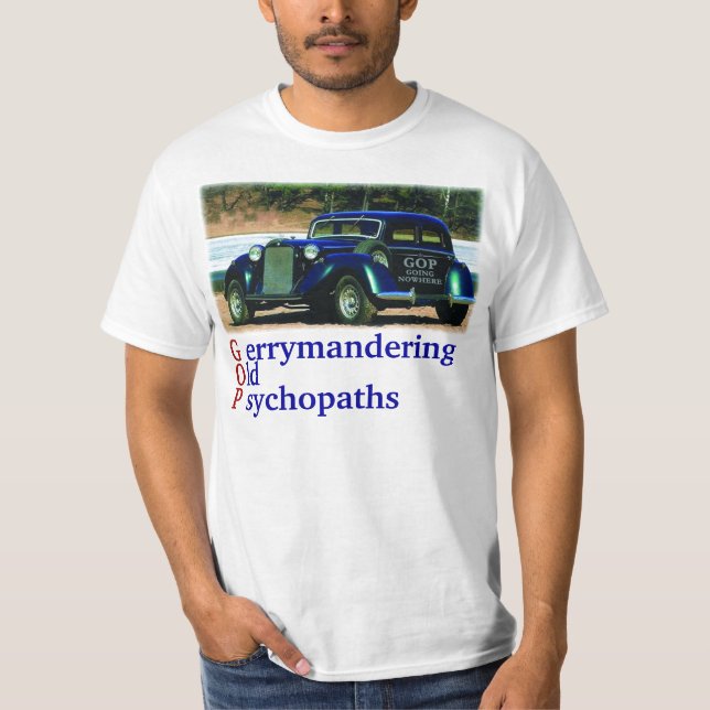 GOP-AUTO-DA-FE T-SHIRT (Framsida)