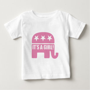 GOP "Det är en flicka" Småbarn T-shirts