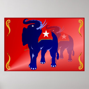 GOP-elefant Poster