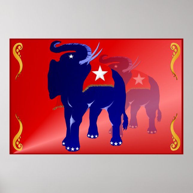 GOP-elefant Poster (Framsidan)