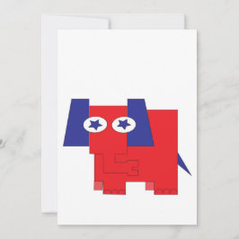 GOP Elephant Blank Inbjudningar