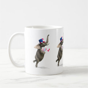 GOP Elephant Kaffemugg
