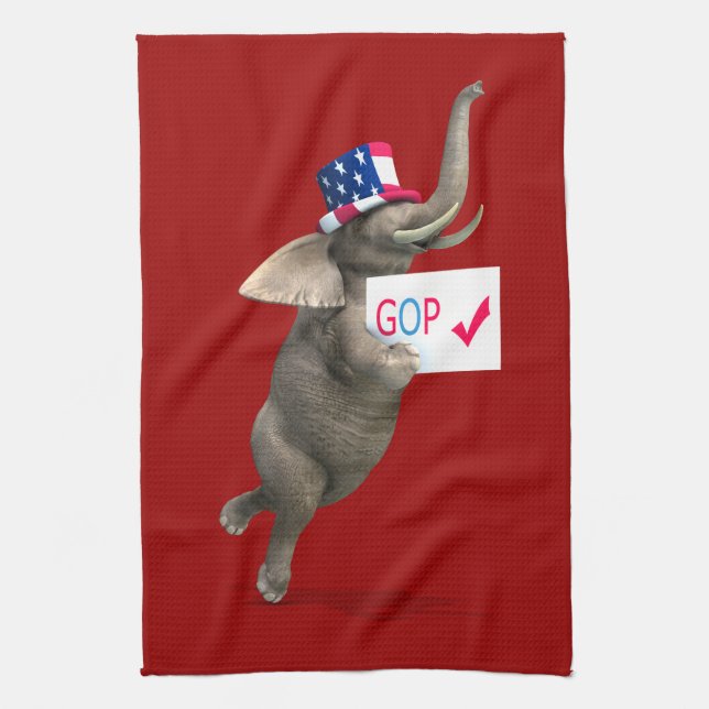 GOP Elephant Kökshandduk (Vertikal)