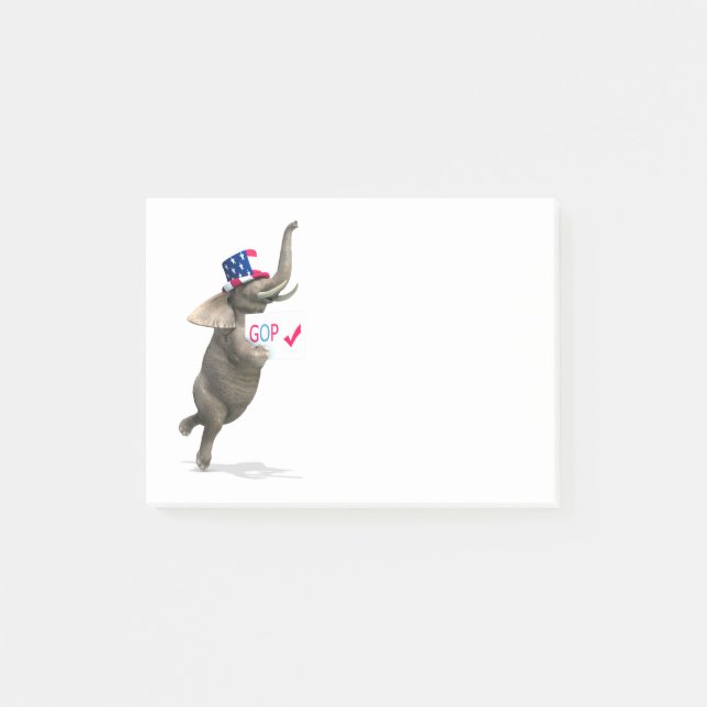 GOP Elephant Post-it Block (Framsida)