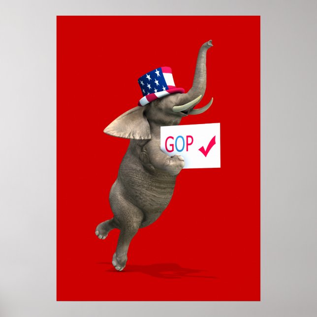 GOP Elephant Poster (Framsidan)
