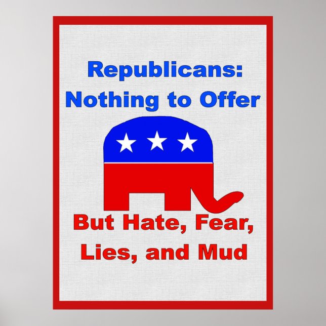 GOP Fearmongers Poster (Framsidan)
