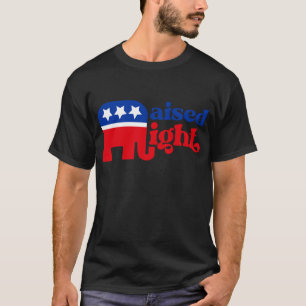 GOP Konservativ Trump Republican Razed Höger T Shirt