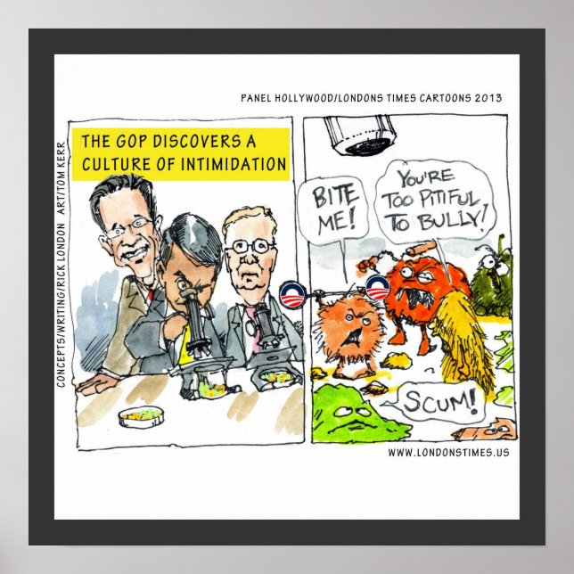GOP Poster om skrämselkulturen (Framsidan)