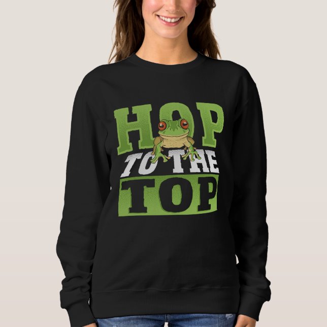 Gop To The Top Red Eyed Tree Frog T Shirt (Framsida)