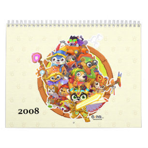 GoPets som tillverkar kalendern 2008 Kalender
