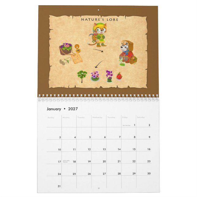 GoPets som tillverkar kalendern 2008 Kalender (Jan 2027)