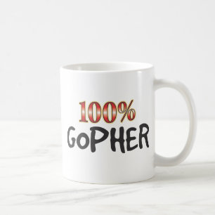 Gopher 100 procent kaffemugg