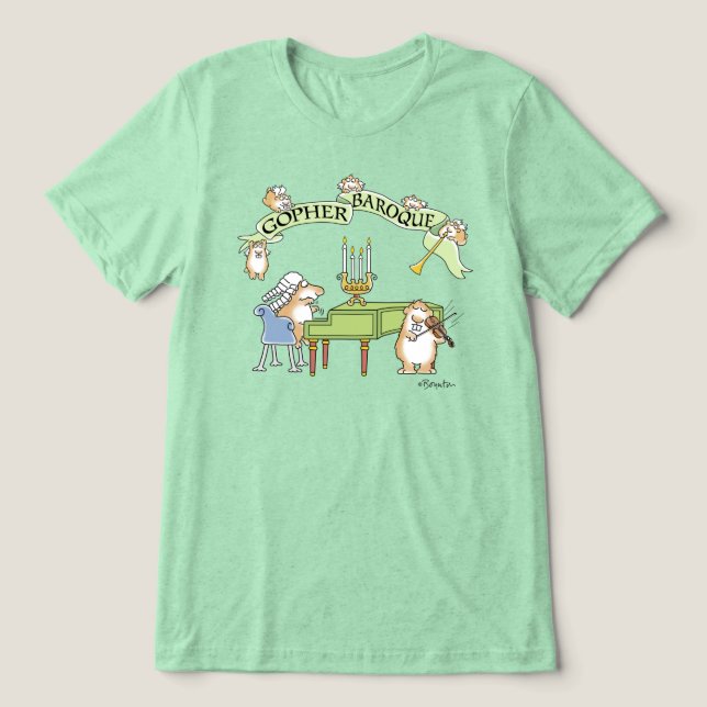 GOPHER BAROQUE av Sandra Boynton T-Shirt (Design Framsida)