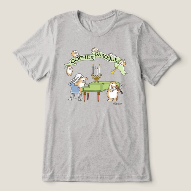 GOPHER BAROQUE av Sandra Boynton T Shirt (Design Framsida)