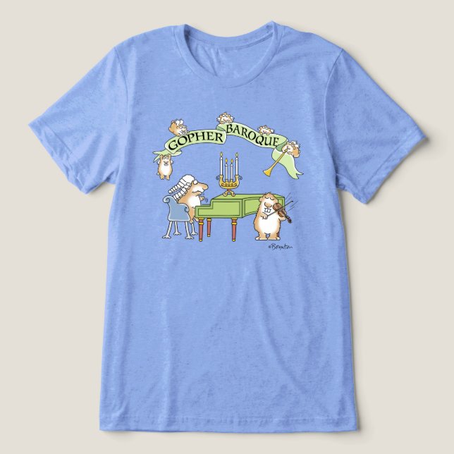 GOPHER BAROQUE av Sandra Boynton T-Shirt (Design Framsida)