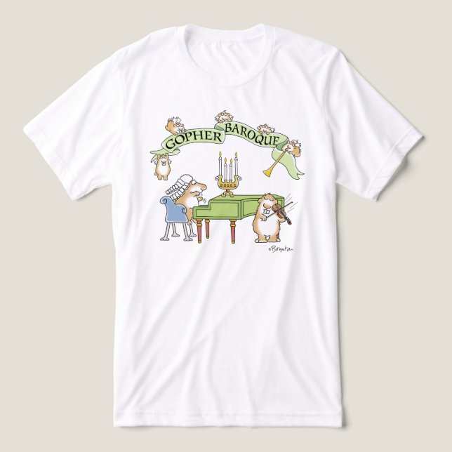 GOPHER BAROQUE av Sandra Boynton T-Shirt (Design Framsida)