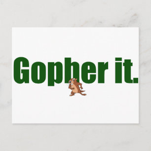 Gopher den. vykort