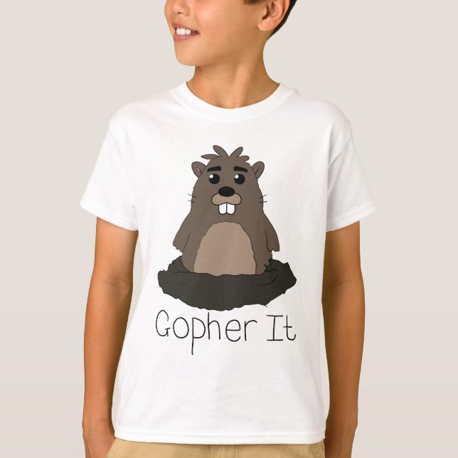 Gopher det! (Gå för det!), Tee Shirt (Framsida)