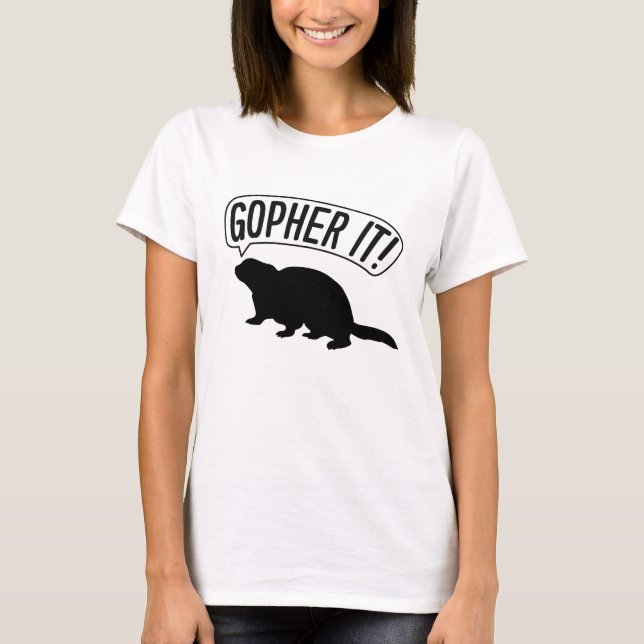 Gopher det t shirt (Framsida)