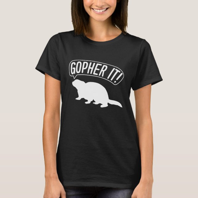 Gopher det t shirt (Framsida)