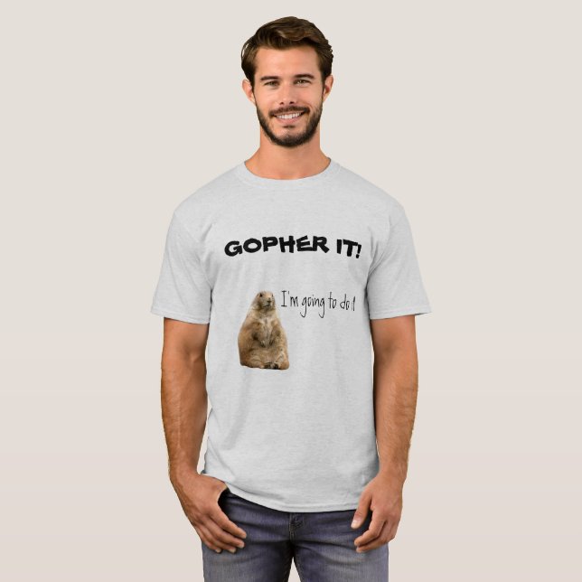 Gopher det! tee (Hel framsida)
