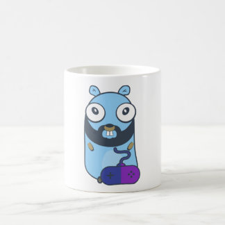 Gopher gamer. Golang Kaffemugg